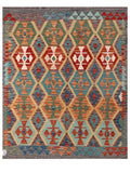 Maimana Afghanistan Kilim Rug - 184 x151 cm - Handmade