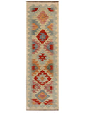 Maimana Afghanistan Kilim Rug - 195 x59 cm - Handmade