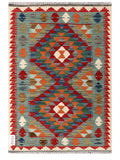 Maimana Afghanistan Kilim Rug - 104 x 71 cm - Handmade
