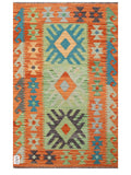 Maimana Afghanistan Kilim Rug - 128 x 81 cm - Handmade