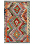 Maimana Afghanistan Kilim Rug - 131 x 80 cm - Handmade