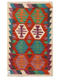 Maimana Afghanistan Kilim Rug - 128 x 77 cm - Handmade