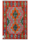 Maimana Afghanistan Kilim Rug - 119 x 78 cm - Handmade