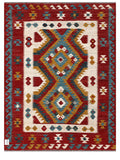 Maimana Afghanistan Kilim Rug - 144 x108 cm - Handmade