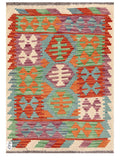 Maimana Afghanistan Kilim Rug - 116 x 83 cm - Handmade