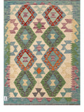 Maimana Afghanistan Kilim Rug - 148 x107 cm - Handmade