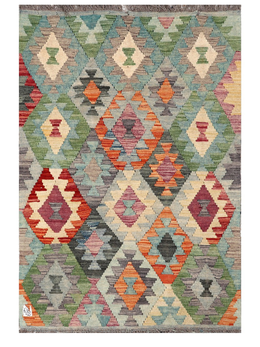 Maimana Afghanistan Kilim Rug - 152 x103 cm - Handmade
