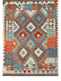Maimana Afghanistan Kilim Rug - 141 x102 cm - Handmade