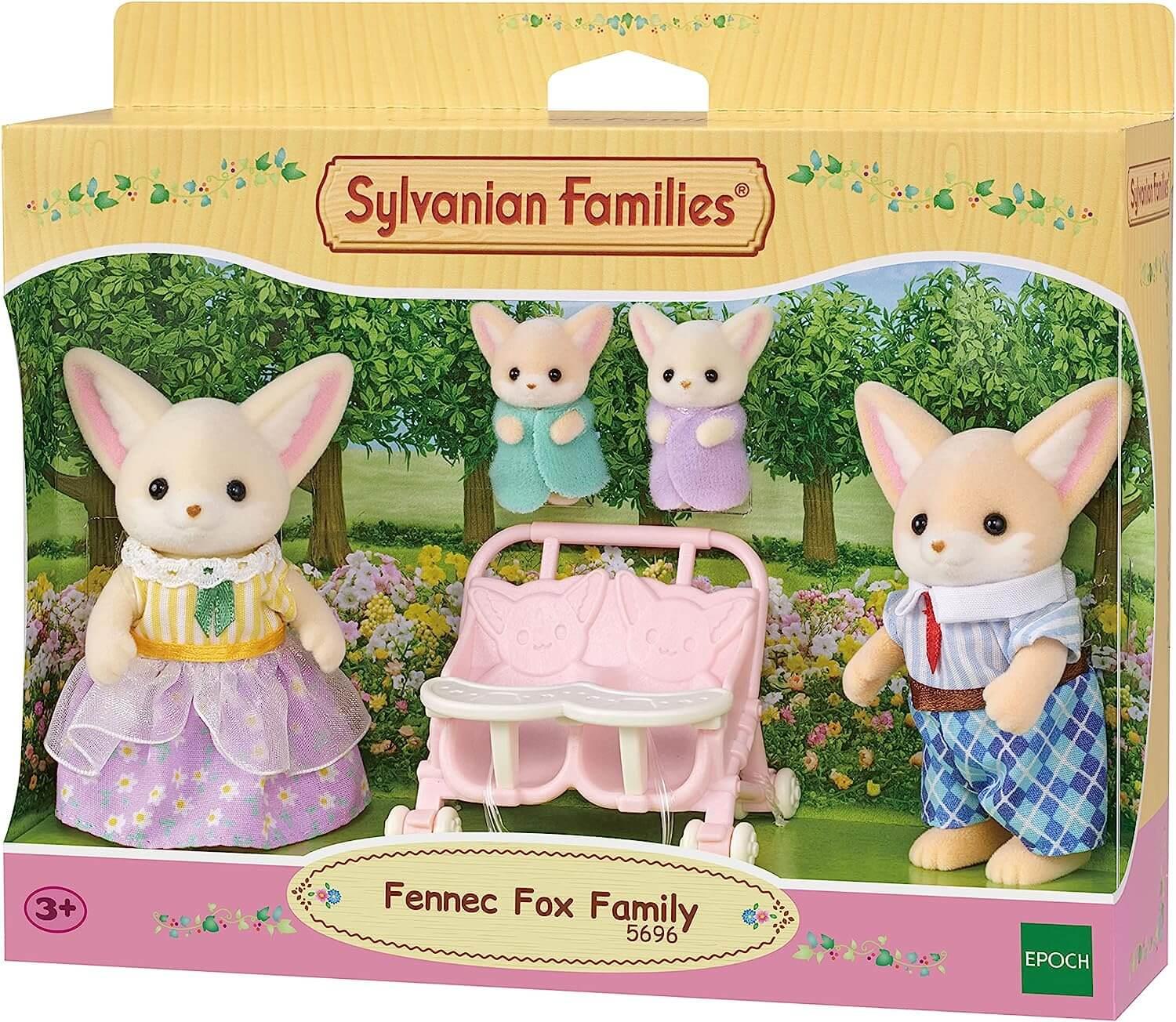 Sylvanian Families Fennec Fox Family Toy Playset for Ages 3 and Up
