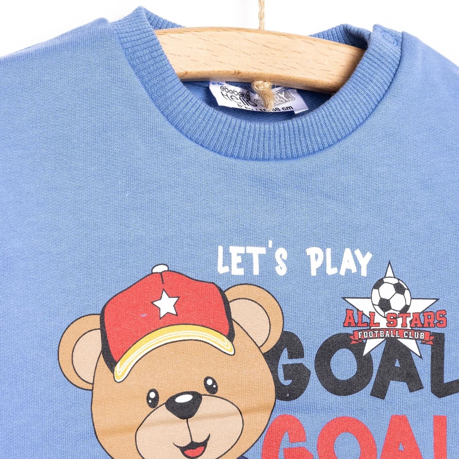 HelloBaby Basic Low Raised Goal Printed Sweatshirt