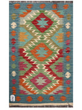 Maimana Afghanistan Kilim Rug - 101 x 61 cm - Handmade