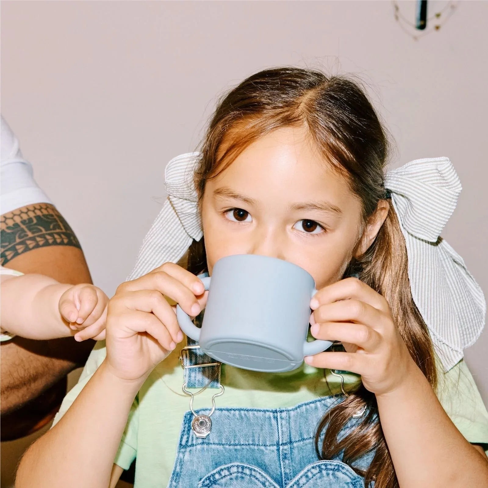 Pippeta Silicone Cup with Straw - Ash Rose