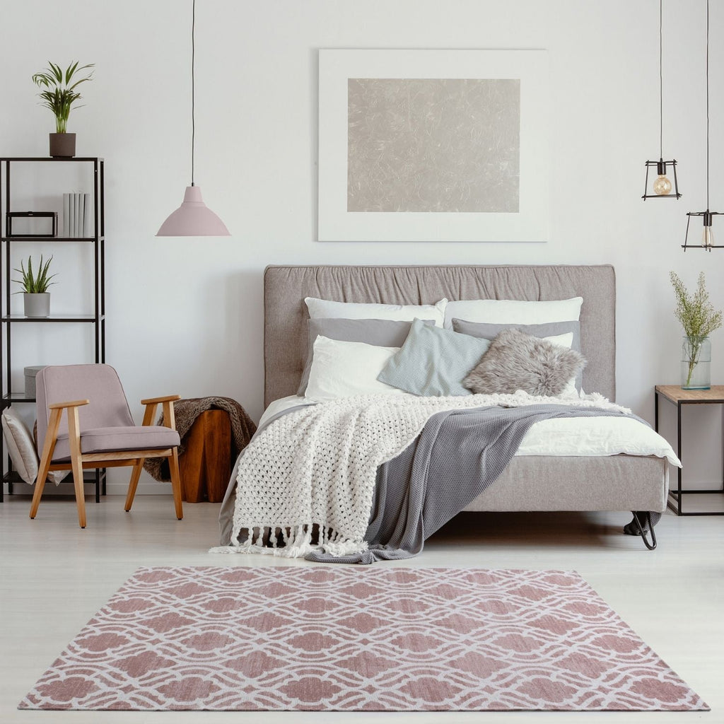 Washable Rug Carina Pink | 6902P