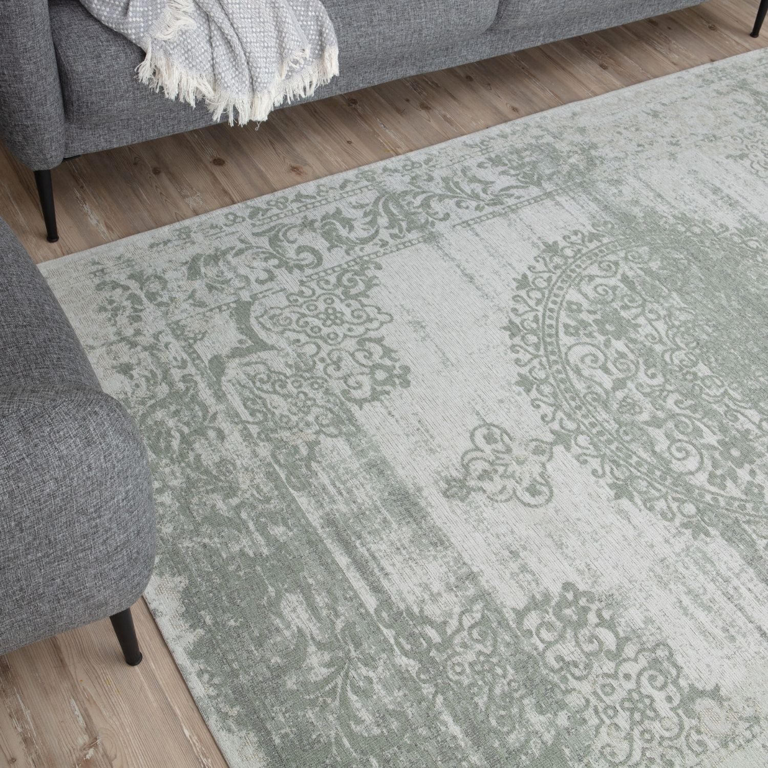 Washable Rug Carina Green | 6944