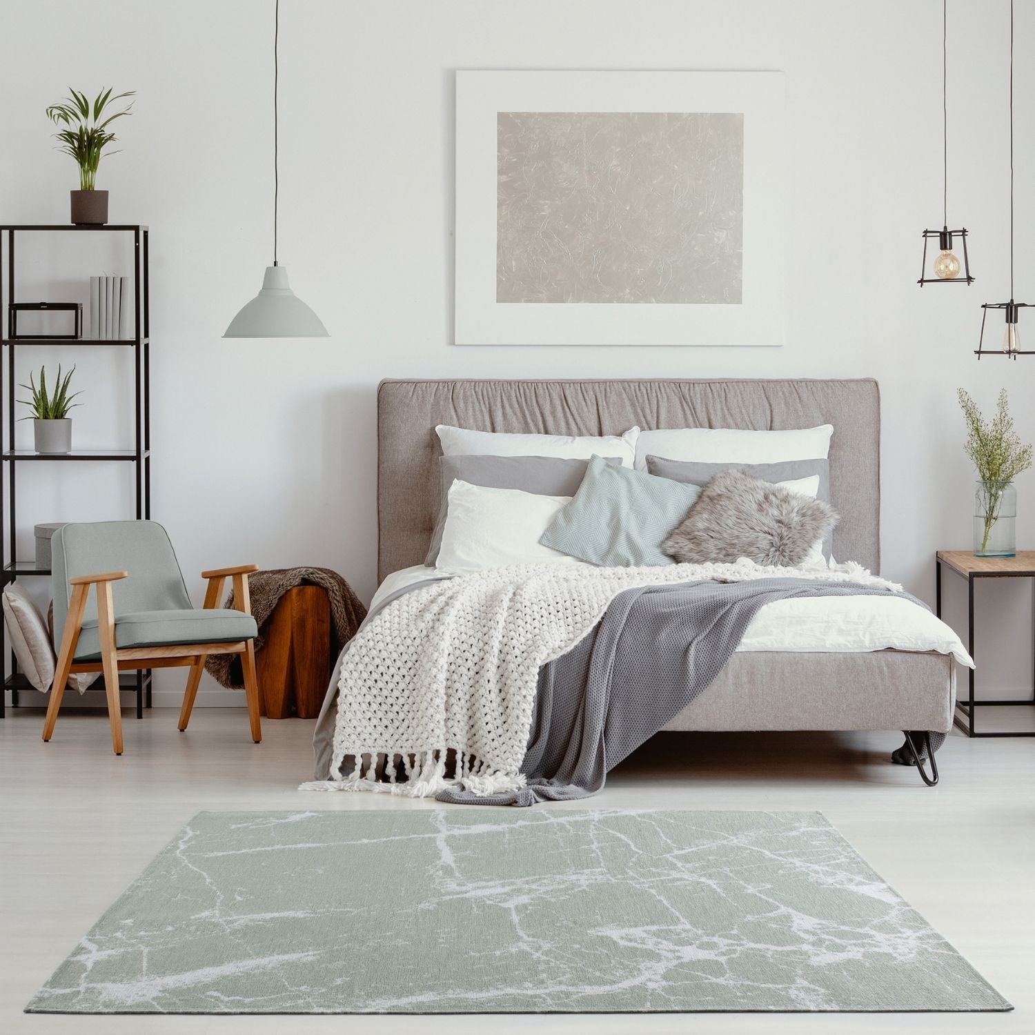 Washable Rug Carina Green | 6954