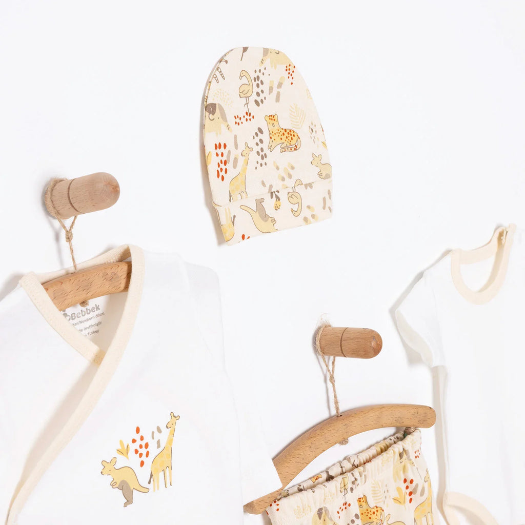 Bebbek Baby Girl 5 Pcs Newborn Starter Set - Ecru