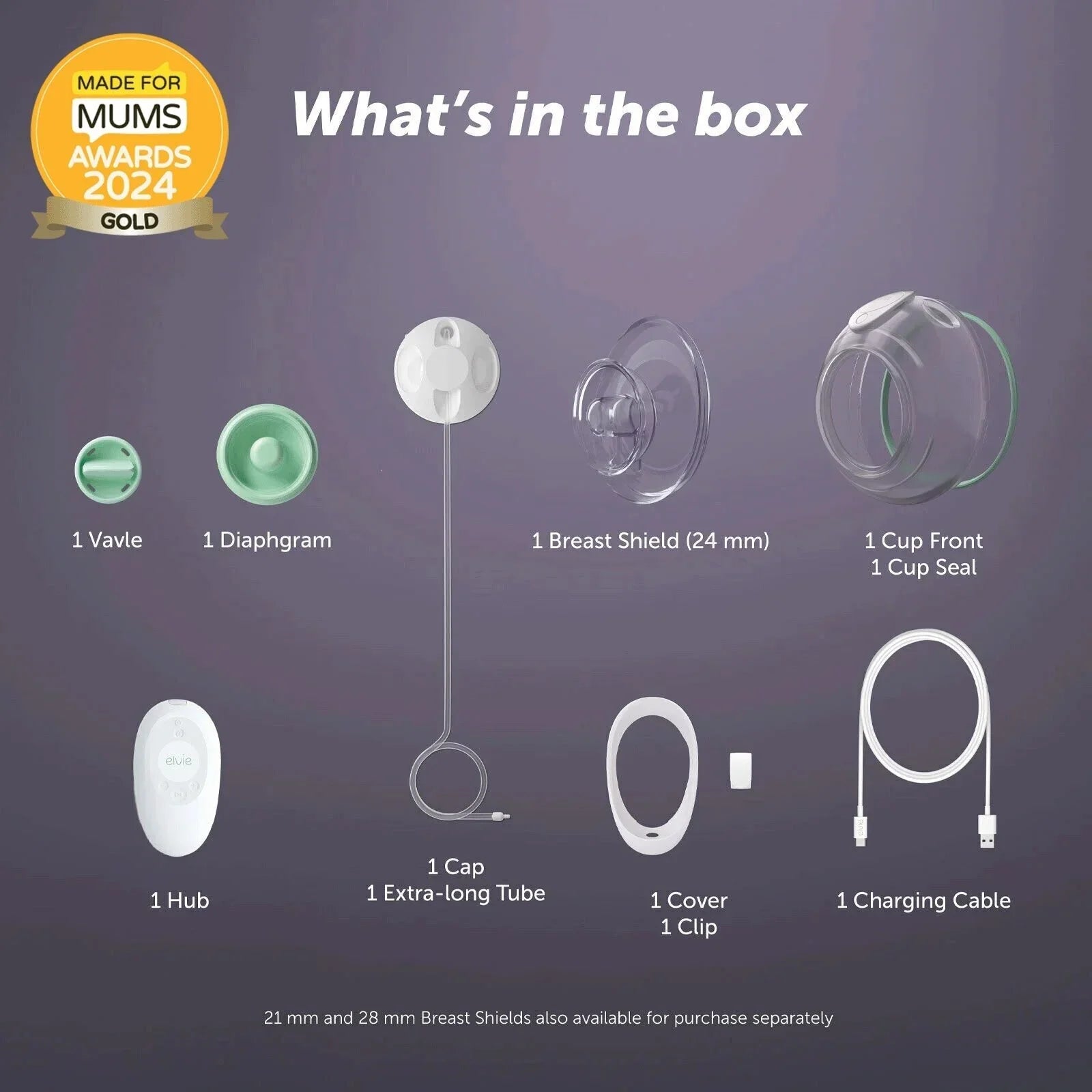 Elvie Stride Hands Free Single Electric Breast Pump