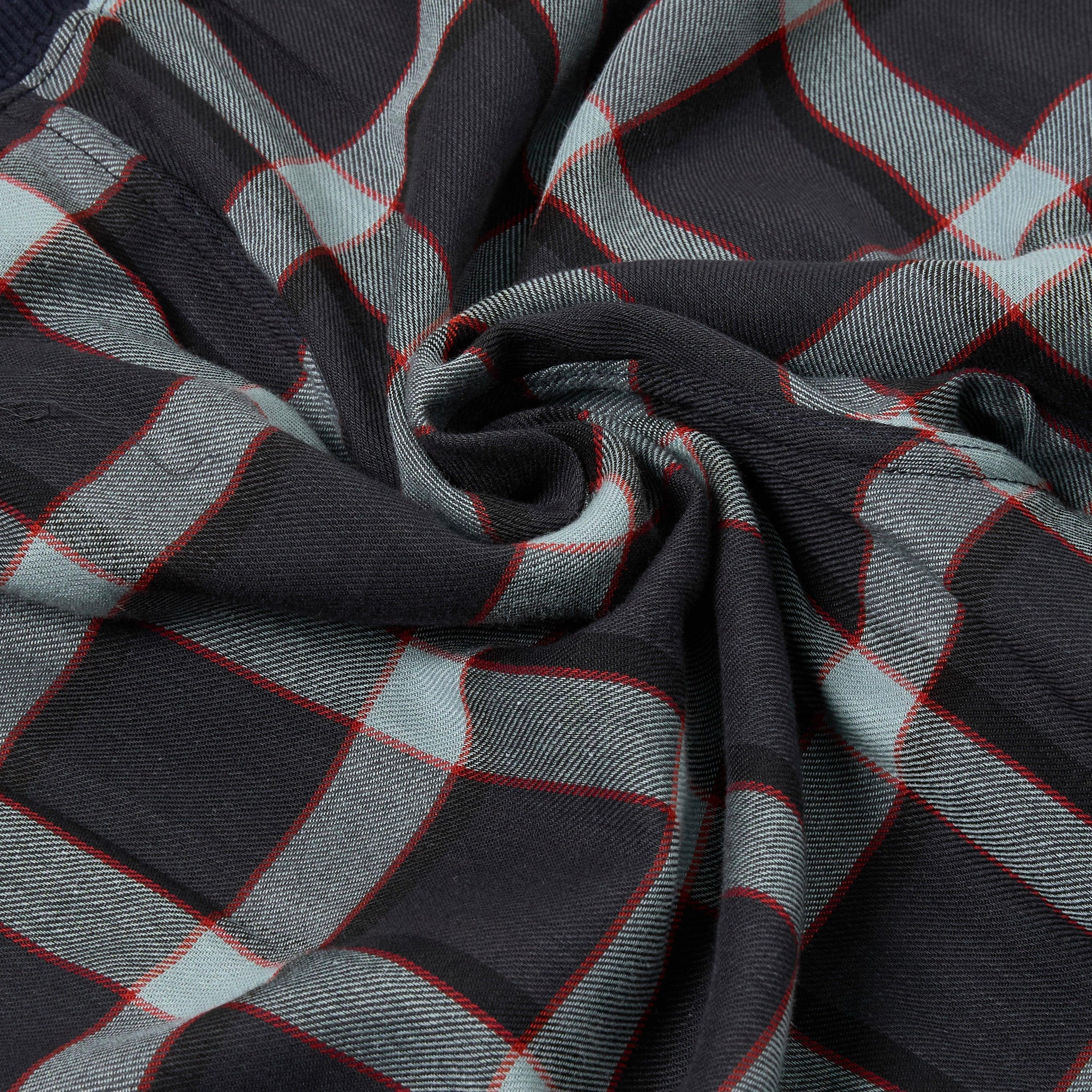 Lucky Brand Crew Neck & Closed Hem Flannel Pant Pyjama Set