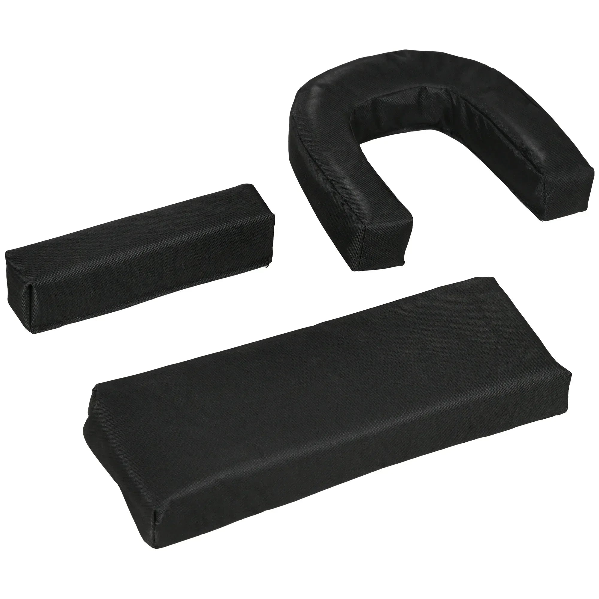 Folding Sun Loungers Set of 2 with Face Hole, 4-Position Adjustable Backrest Garden Recliner Chairs Sunbeds, Outdoor Lounge Chairs with 600 D Oxford Cloth Seat, Pillow for Beach, Black - Bobobiy