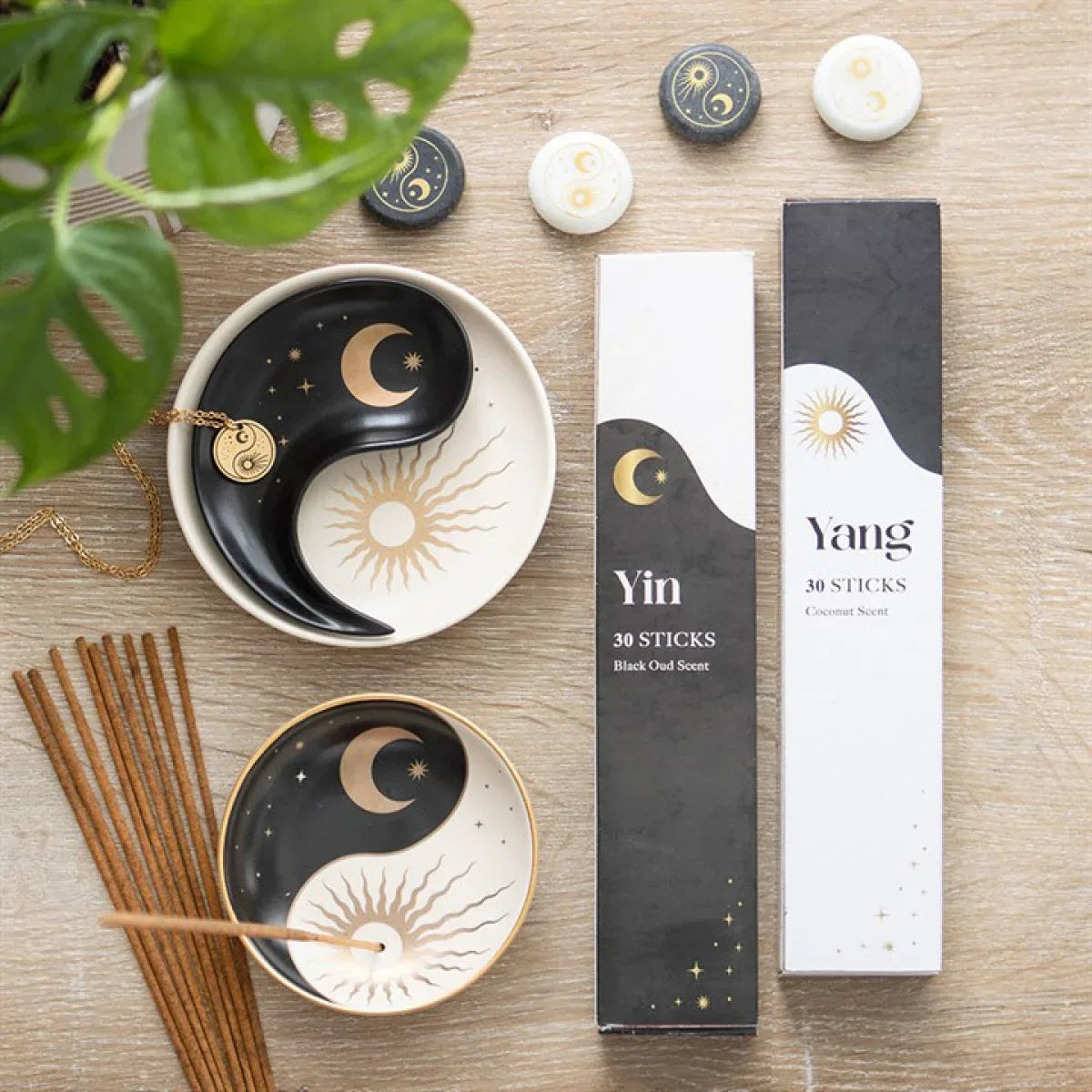 Set of 2 Yin Yang Incense Stick Packs - Bobobiy