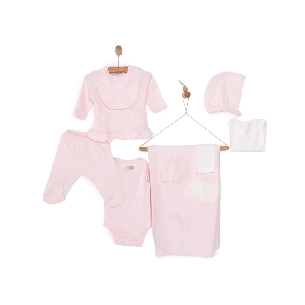 HelloBaby Girl 10 piece Newborn Set - Pink
