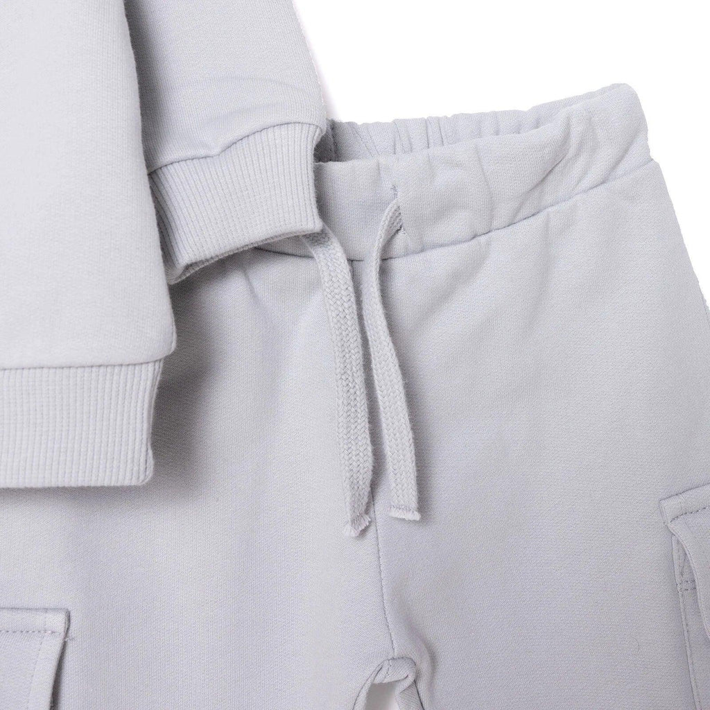 HelloBaby Jogging Set - Grey - Bobobiy