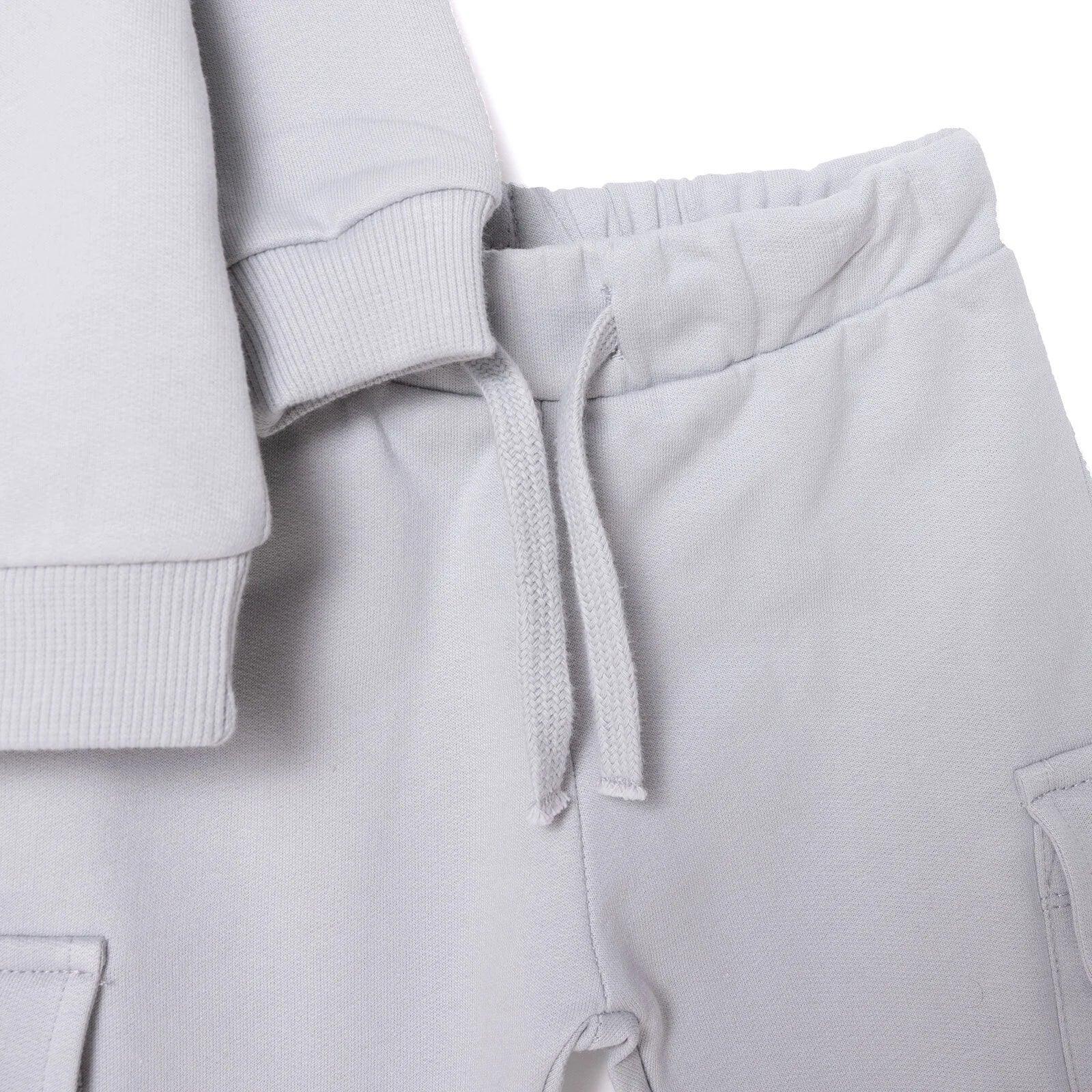 HelloBaby Jogging Set - Grey - Bobobiy