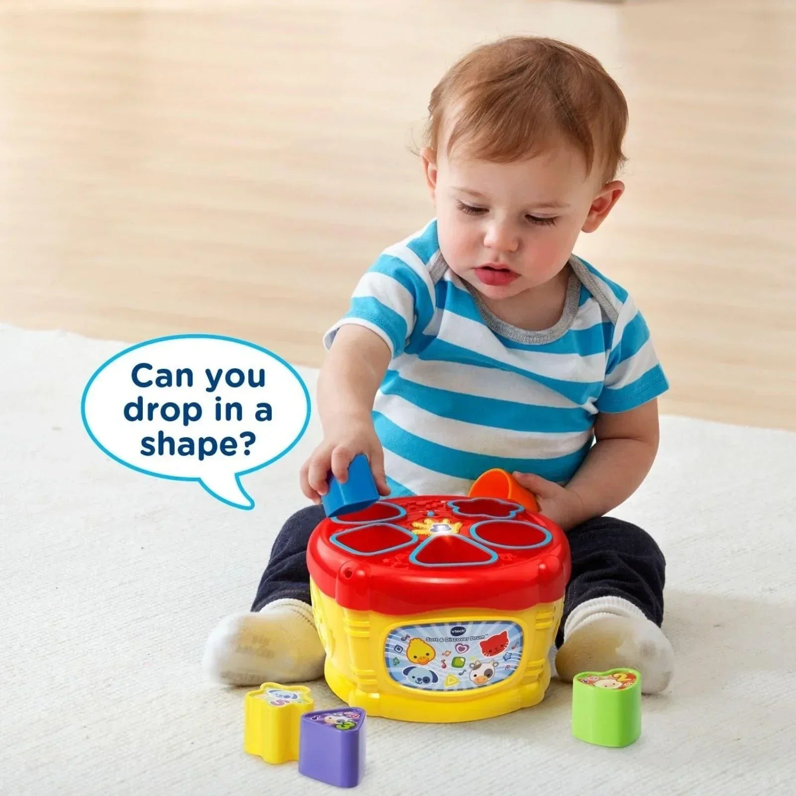 VTech Sort & Discover Drum - Bobobiy