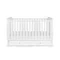 Ickle Bubba Snowdon Classic Cot Bed White - Premium Pocket Sprung Mattress - Bobobiy