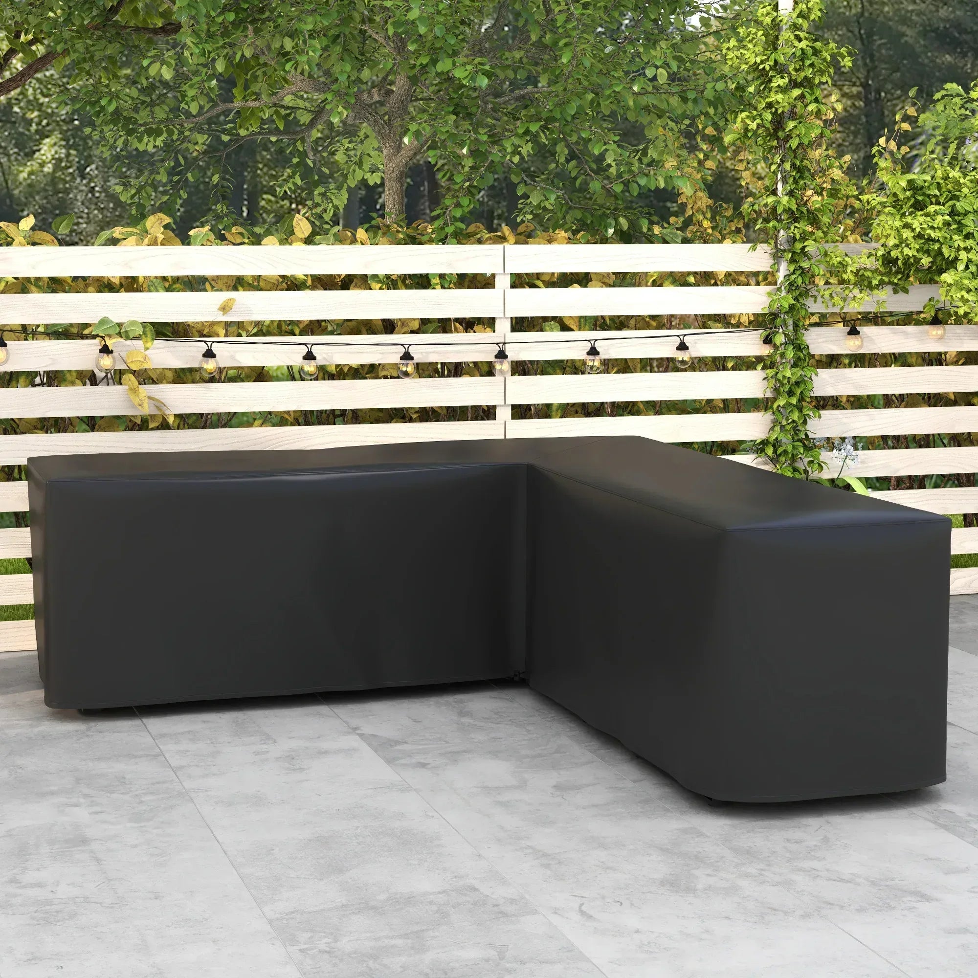 250 x 250cm L-Shaped Protective Furniture Cover - Bobobiy