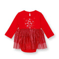 HelloBaby My First Christmas Newborn Girl Dress-Body - Red