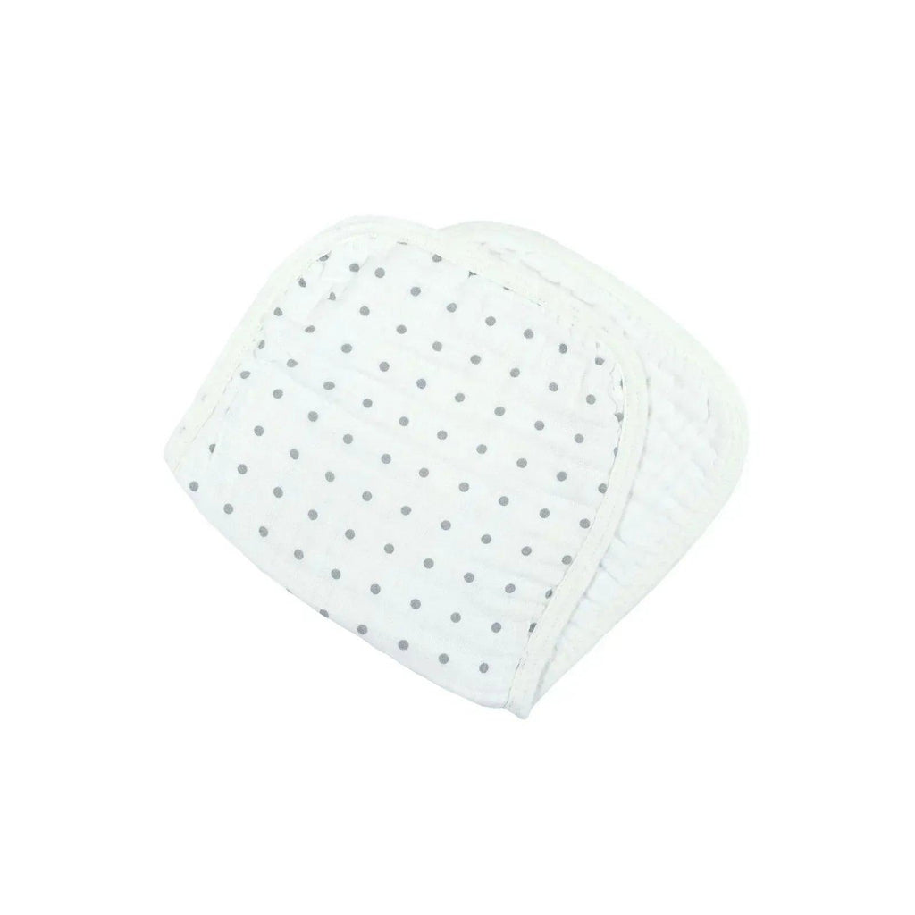 Muslin cloth pouch with small dot pattern