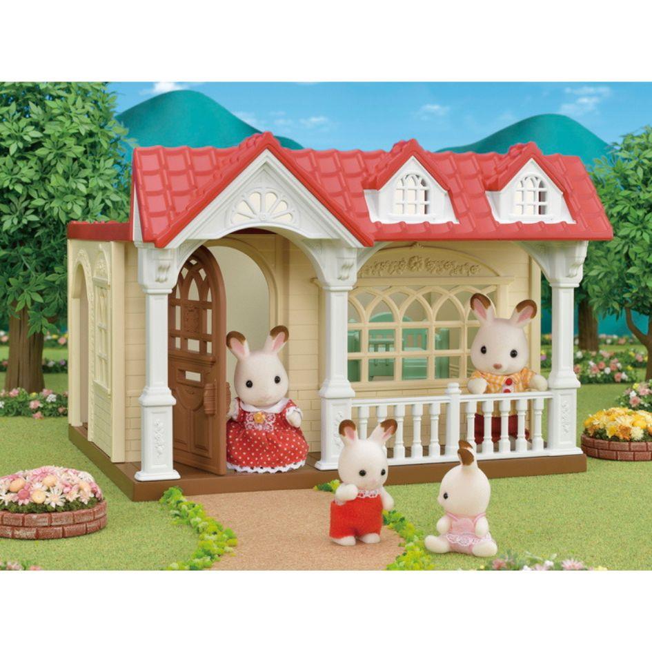 Sylvanian Families Sweet Raspberry Home Toy Plasyet  for Ages 3 and Up