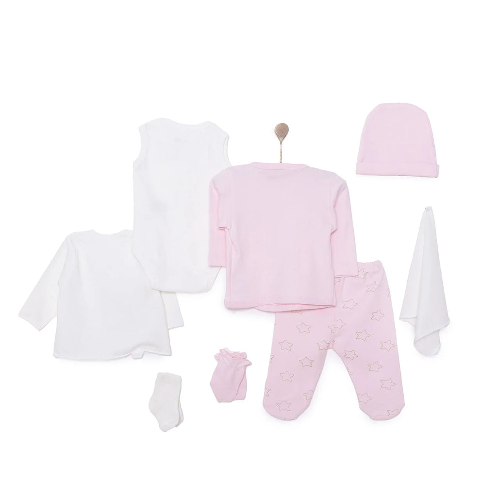 HelloBaby Newborn 10 pcs Starter Set - Pink