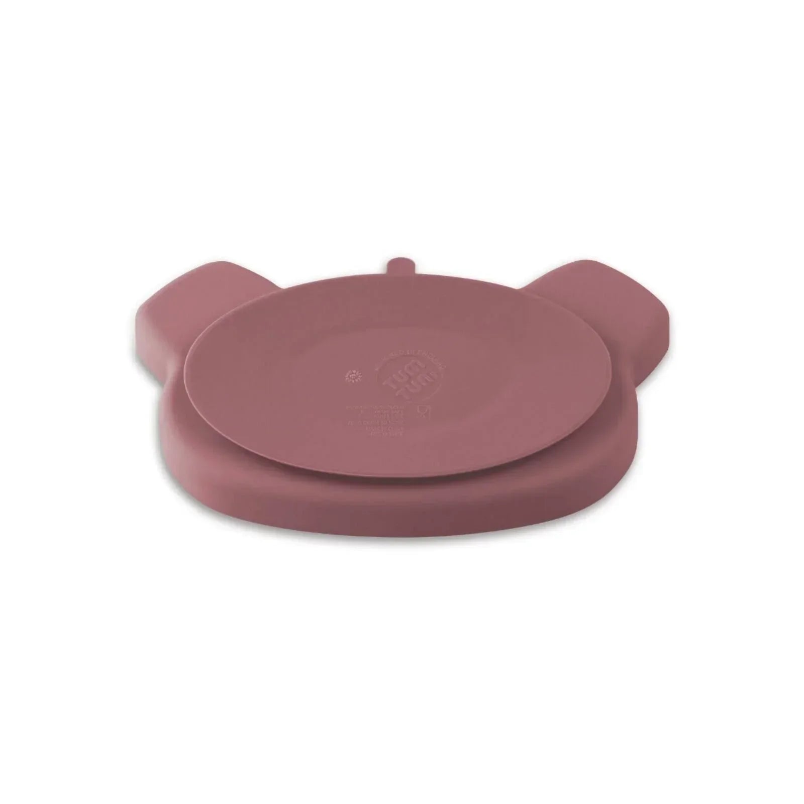 TUM TUM Silicone Weaning Bowl & Spoon Set Betsy Bear - Pink - Bobobiy