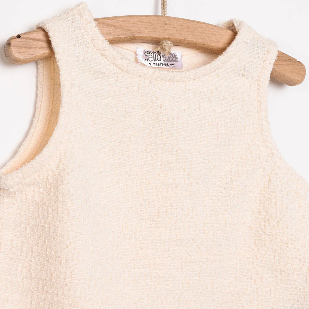 HelloBaby  Baby Girl Jogger - Ecru