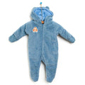 Cassiope Newborn Welsoft Footed Jumpsuit - Blue - Bobobiy