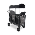Wonderfold W2 Elite Double Stroller Wagon - Charcoal Grey