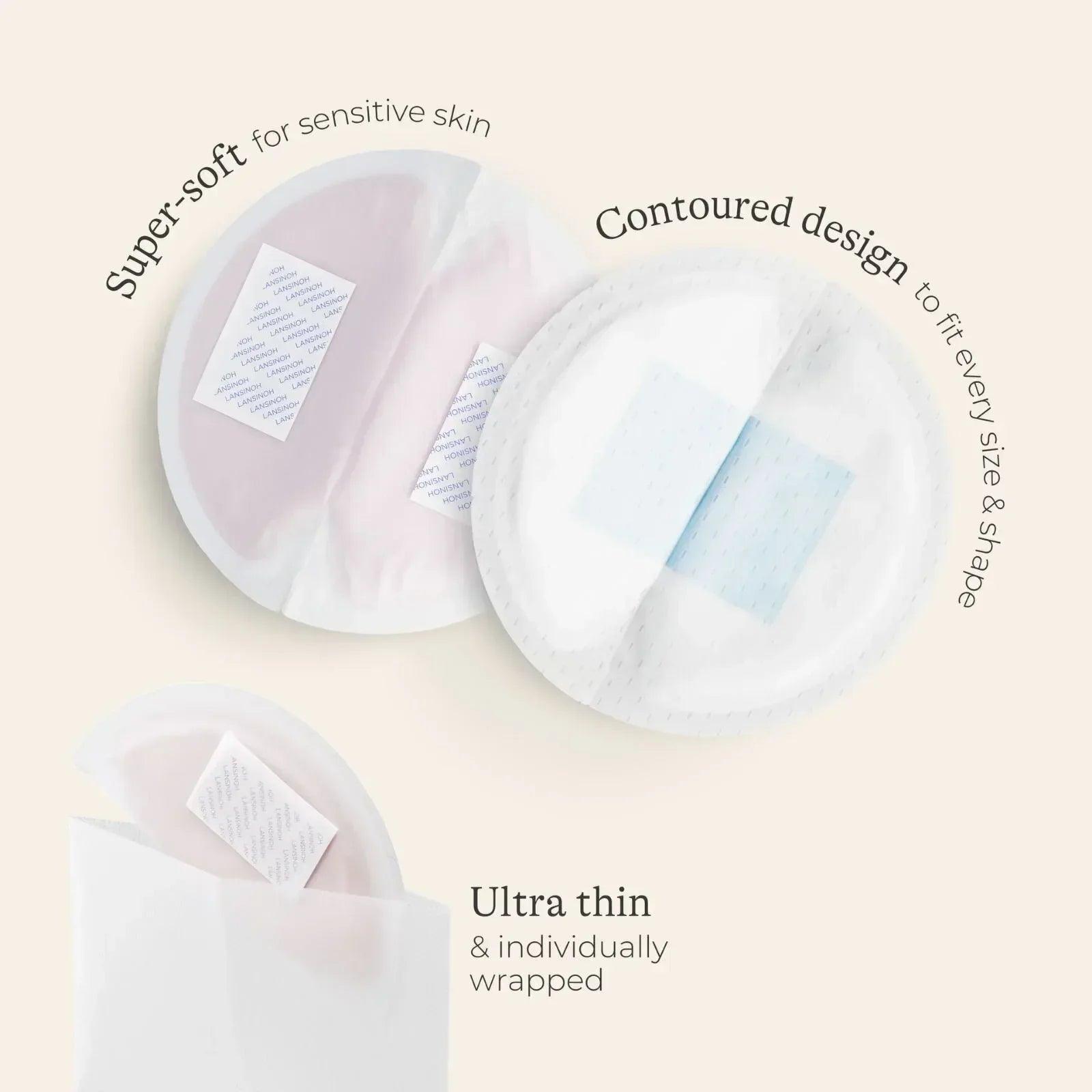 Lansinoh Ultra Thin Stay Dry Nursing Breast Pads 60 pcs