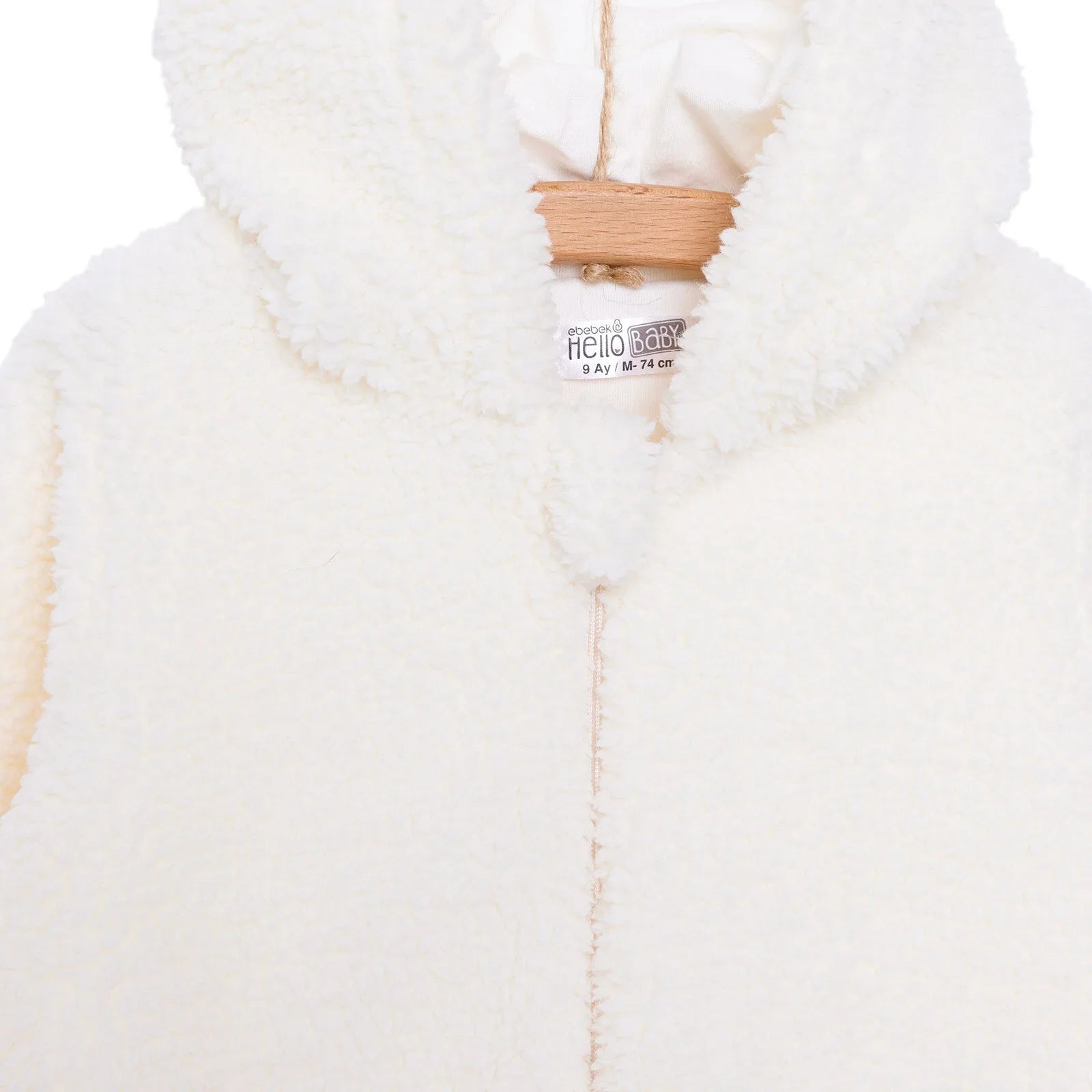 HelloBaby Newborn Unisex Baby Jumpsuit - Ecru