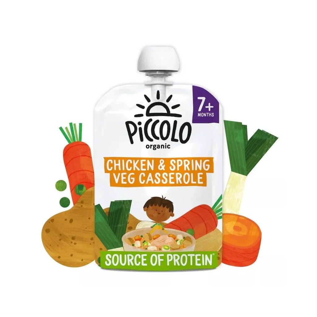 Piccolo Organic Spring Vegetable & Chicken Casserole 7+ months 130g