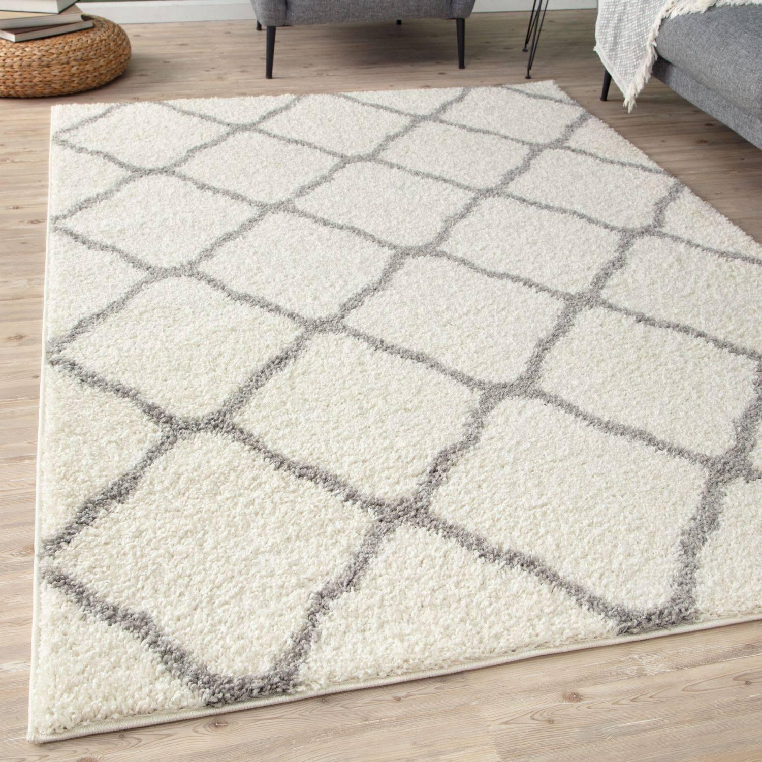 700_Moroccan_Ivory_Shaggy_Rug-12 - Bobobiy