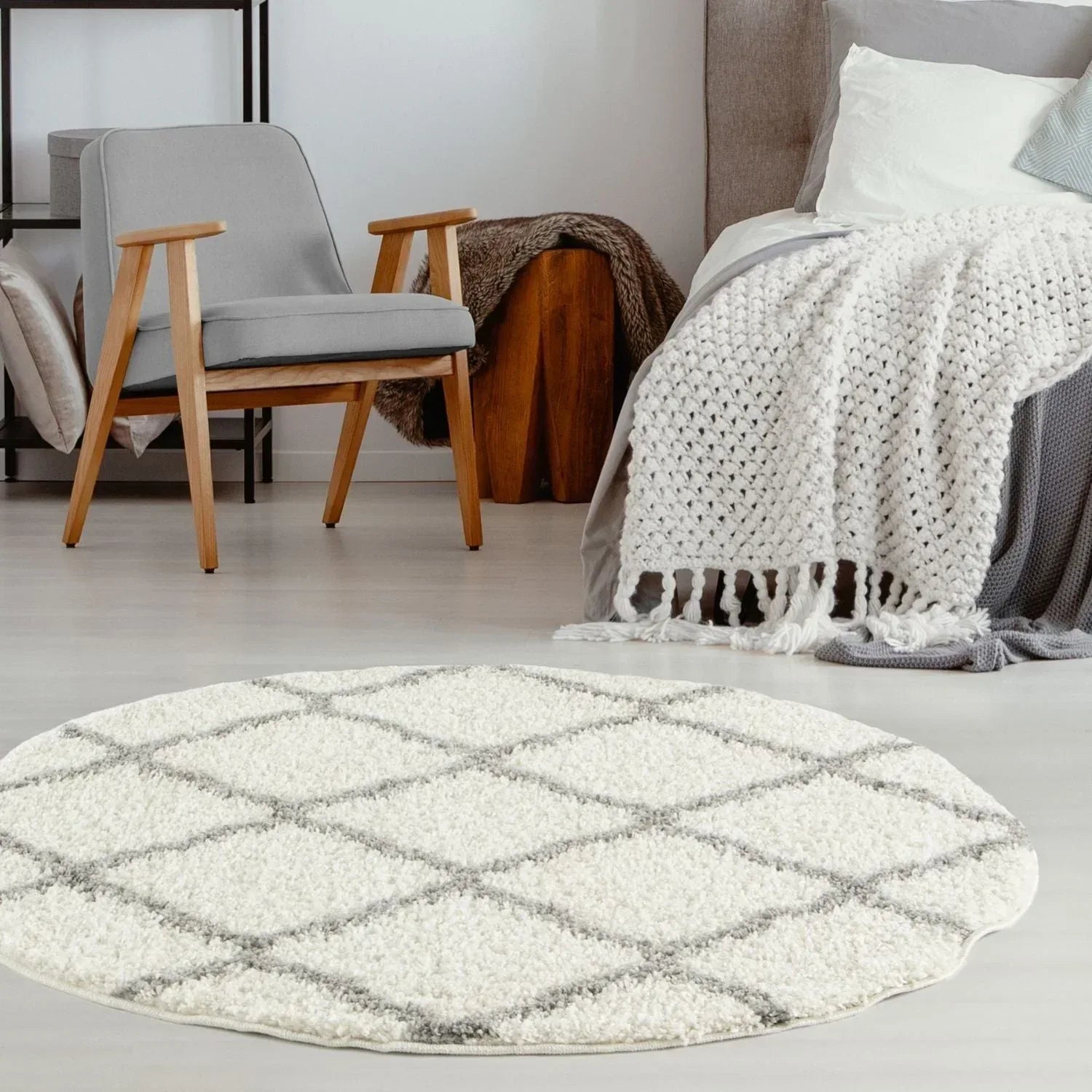 700_Moroccan_Ivory_Shaggy_Rug-21 - Bobobiy