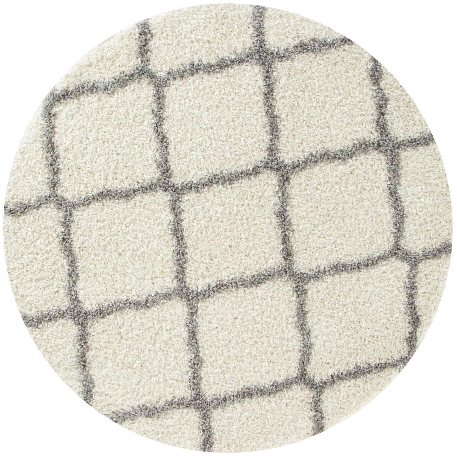 700_Moroccan_Ivory_Shaggy_Rug-3 - Bobobiy