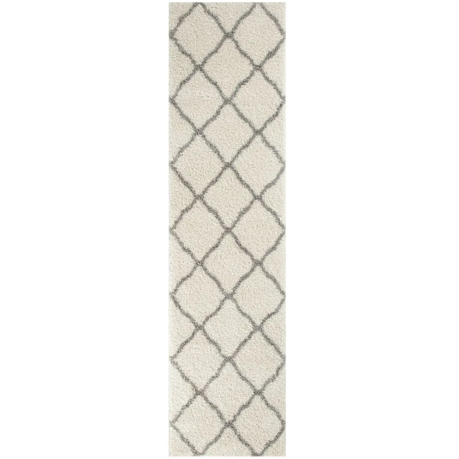 700_Moroccan_Ivory_Shaggy_Rug-4 - Bobobiy