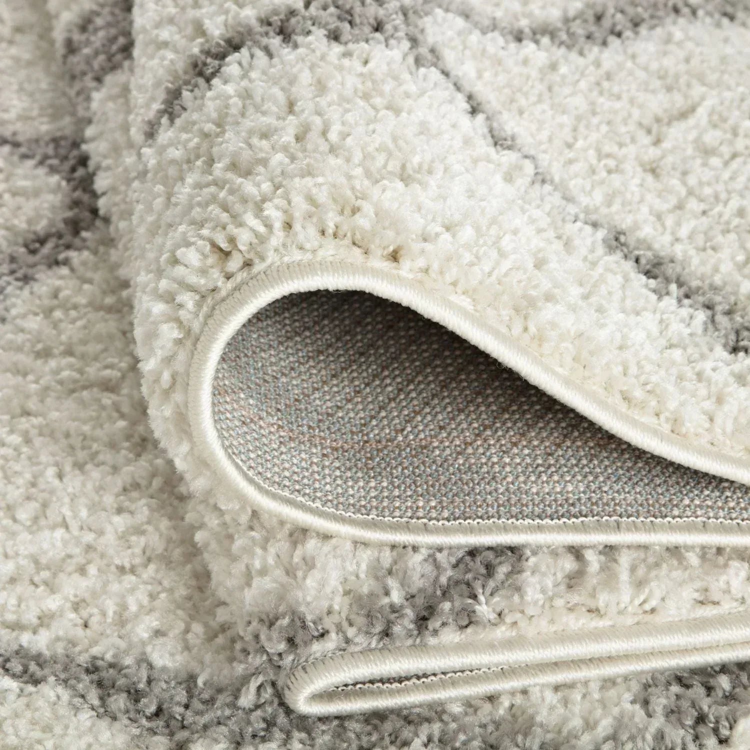 700_Moroccan_Ivory_Shaggy_Rug-5 - Bobobiy