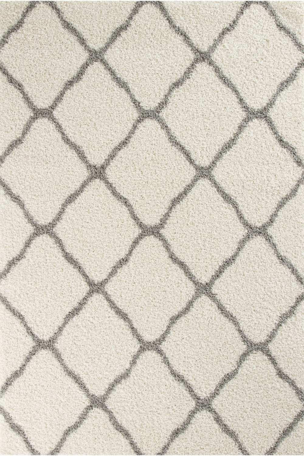700_Moroccan_Ivory_Shaggy_Rug - Bobobiy