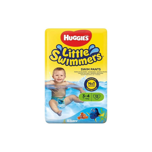 Huggies Little Swimmers swim pants pack, size 3-4, 12-count, fish graphics
