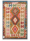 Maimana Afghanistan Kilim Rug - 122 x 80 cm - Handmade