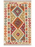 Maimana Afghanistan Kilim Rug - 135 x 81 cm - Handmade